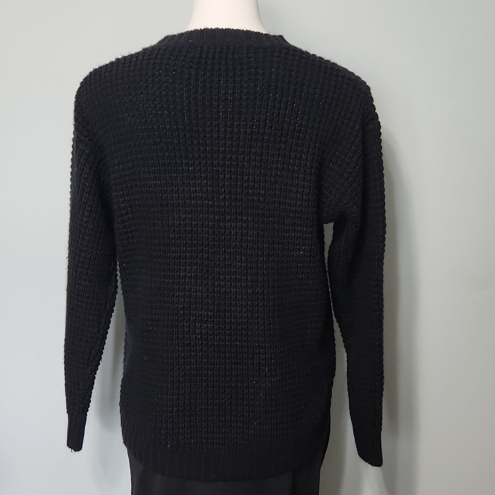 Fashion Black Acrylic Sweater - Picture 9 of 13